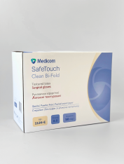 Перчатки стерильные без пудры (размер 8.0) MEDICOM, 50 пар