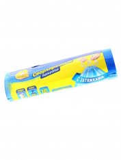 Пакеты для мусора с затяжкой 60л/10шт HD, Фрекен Бок (синие)