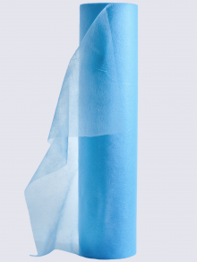 Простыни одноразовые 0.8х100м (плотность 17 мкн) голубые