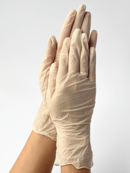 Перчатки латексные без пудры (размер S) 3,5 г/м², Medical Professional, 100 шт