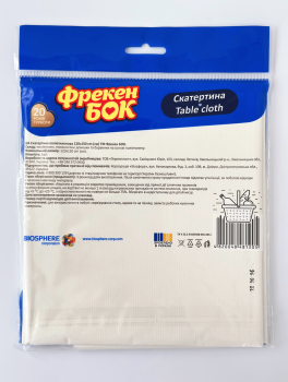Скатерть полиэтиленовая 120*150 (белая)