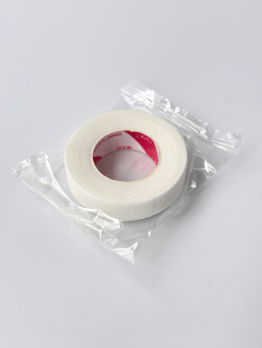 Скотч для ламинирования ресниц, силиконовый перфорированный белый (9 м)