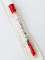 Шприц 1мл инсулиновый U-40 с интегр. иглой 29G, MedPlast (100 шт/уп)