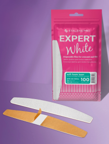 Змінні файли білі на м'якій основі (100 грит) для пилки півмісяць Staleks Pro Expert 40 (30 шт)