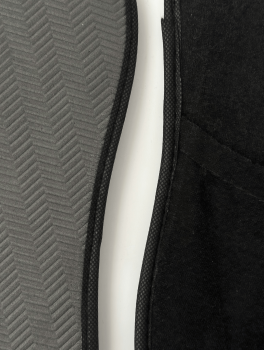 Тапочки одноразовые велюровые, черные (10 пар)