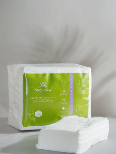 Салфетки спанлейс 35*40см, сетка (100шт/уп) Monaco