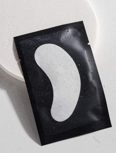 Патчи под глаза для наращивания ресниц, черные (50 шт/уп)