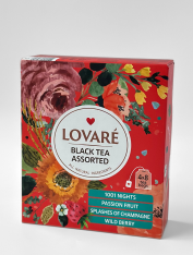 Чай чорный LOVARE 64г (2г*32 шт), пакетированый АССОРТИ