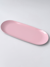 Лоток для инструмента овальный, розовый