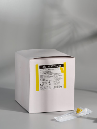 Катетер внутривенный, с портом 24G, Alexpharm (100 шт/уп)