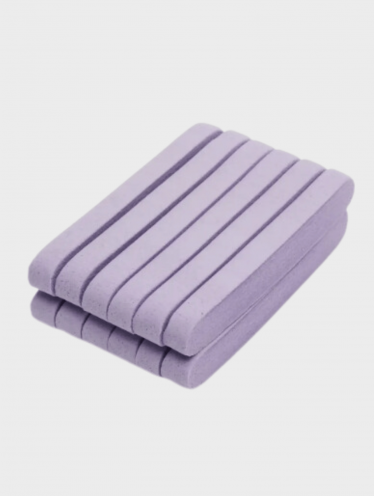 Спонж косметологический прессованный, лавандовый (12шт/уп)