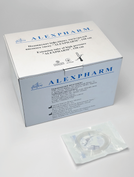 Подовжувач інфузійних магістралей високого тиску (80шт/уп), Alexpharm