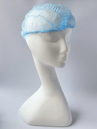 Шапочка одноразовая "Эконом", голубая (100 шт/уп)